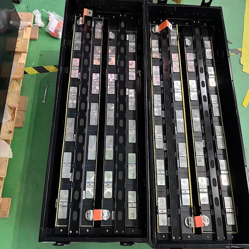 Construction Site Forklift Battery