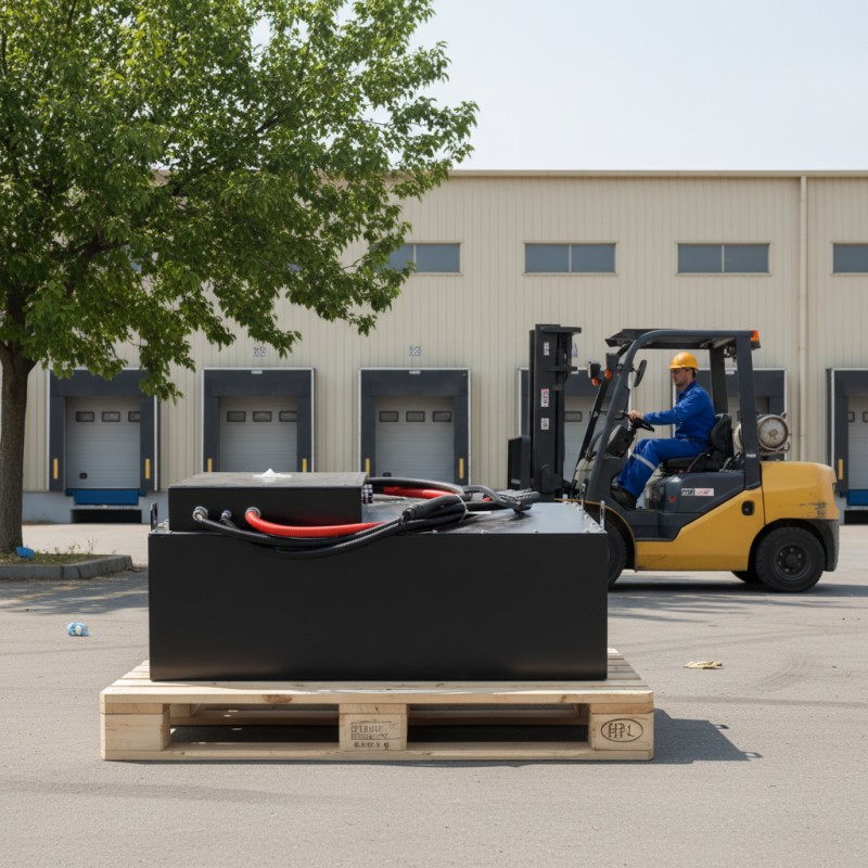 76.8V lithium iron phosphate forklift battery pack