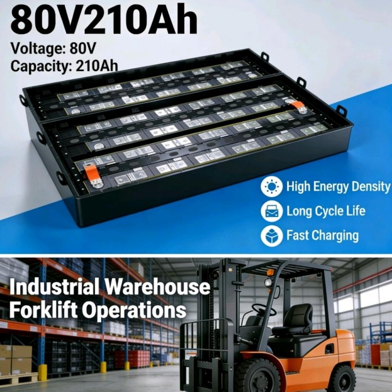 210Ah High Capacity Forklift LiFePO4 Battery Pack